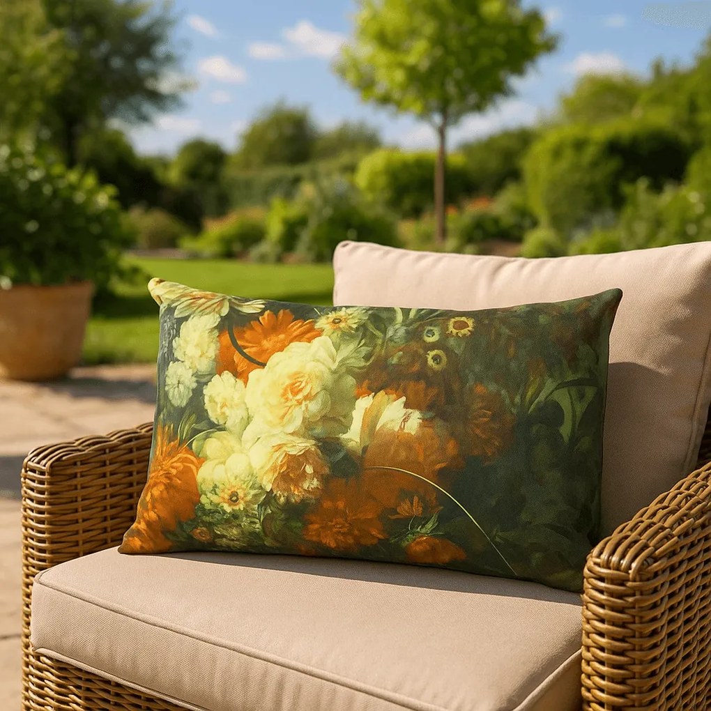 Perna de exterior cu flori ANNAS 30x50 cm, colorata