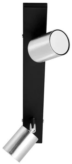 Spot LED TUNE 2xGU10/4,8W/230V crom mat/negru