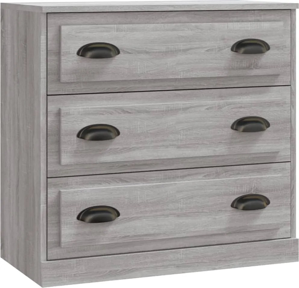 vidaXL Servantă, gri sonoma, 70x35,5x67,5 cm, lemn prelucrat