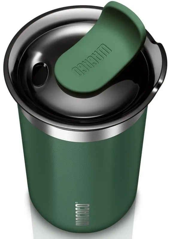 Cana termos Wacaco Octaroma Lungo Pomona Green, 300ml, Izolata in vid, Pereti dubli, Fara BPA, Verde