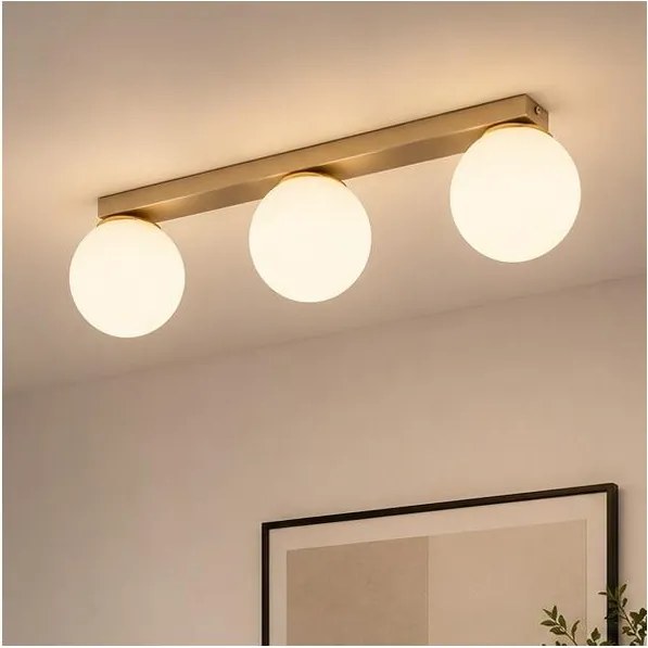 Brilagi - Lampă spot MILO 3xE27/60W/230V bej/auriu