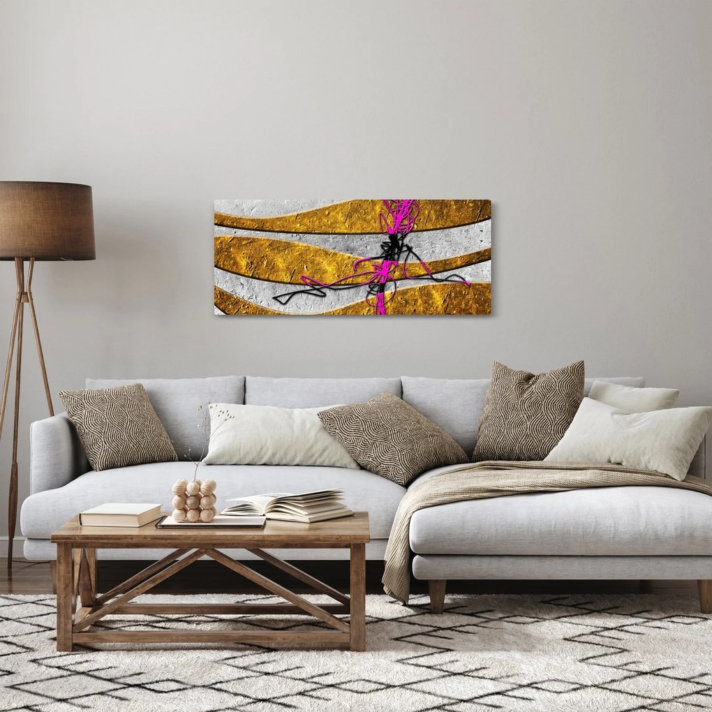 Tablou cu abstracție (120x50 cm)