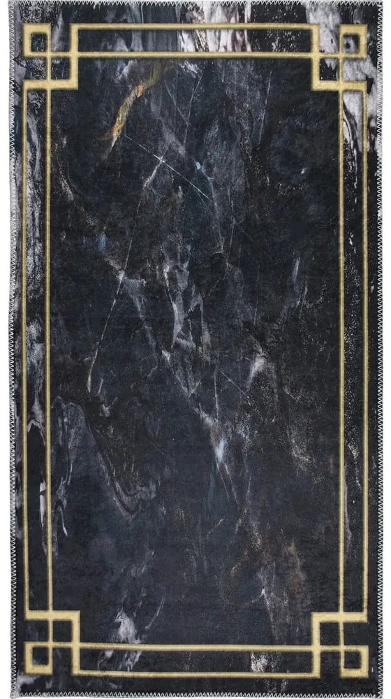 Covor gri închis lavabil 180x120 cm - Vitaus