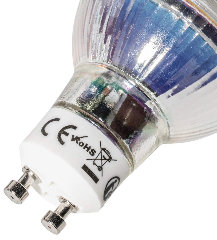 Set de 5 becuri LED GU10 reglabile 7W 600 lm 4000K