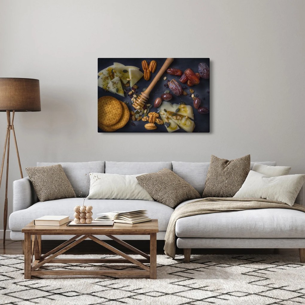 Tablou cu cu fructe uscate (90x60 cm)