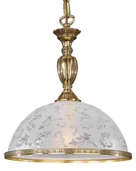 Lustra, Pendul clasic din alama si sticla 6202