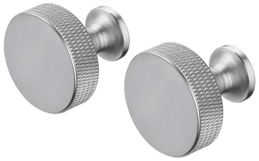 Cârlige argintiu-mat 2 buc. de montat pe perete din metal Rof – Blomus