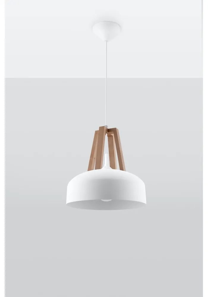 Lustră Sollux Olla, alb