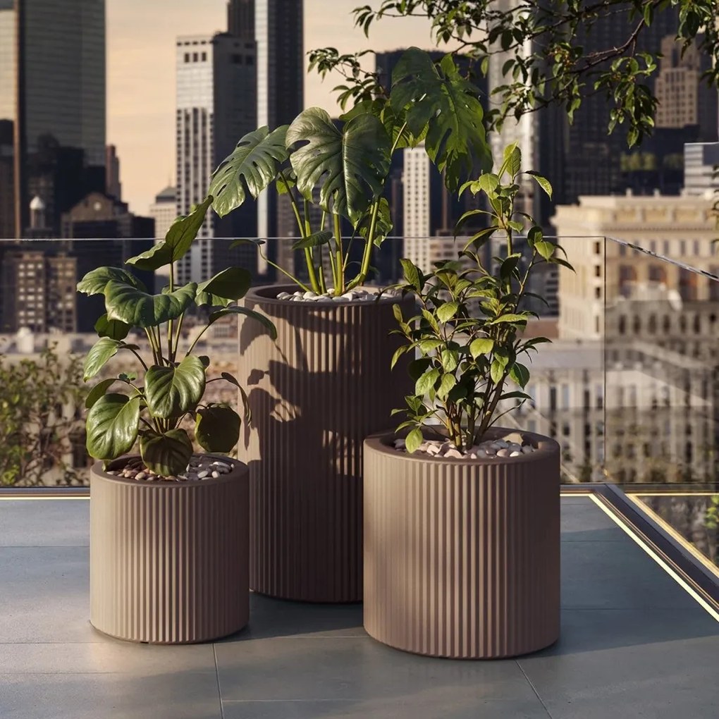 Ghiveci plante design decorativ modern exterior / interior GATSBY 40x40cm