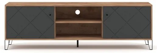 Comodă TV SULA stejar craft/negru