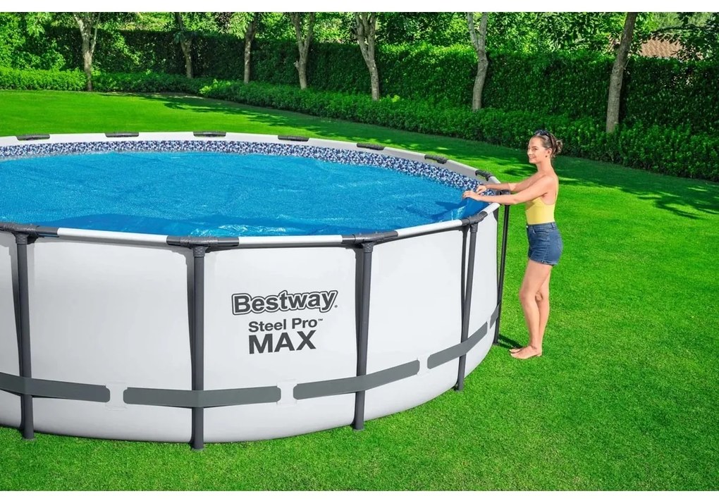 Bestway Pânză solară pentru piscină circularăFlowclear, diametru 417 cm