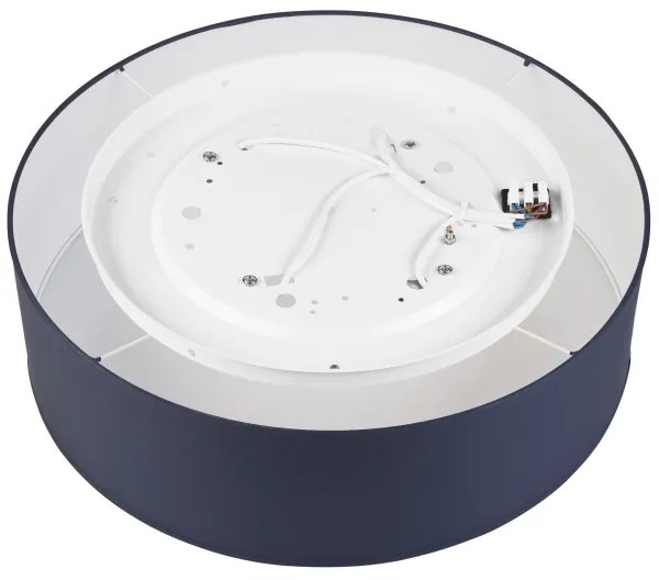 Plafonieră SIRJA PASTEL DOUBLE 4xE27/15W/230V d. 45 cm albastru închis