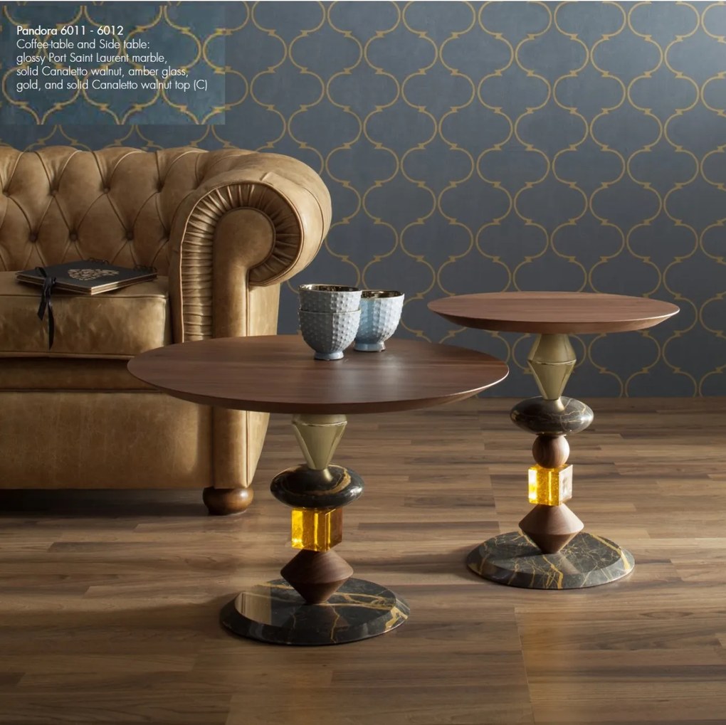 Masuta eleganta design extravagant Pandora, 45cm