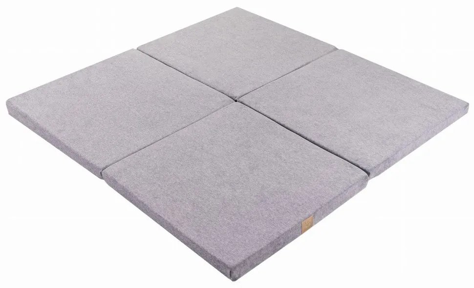 Saltea de joacă pentru copii gri 120x120 cm – Meowbaby
