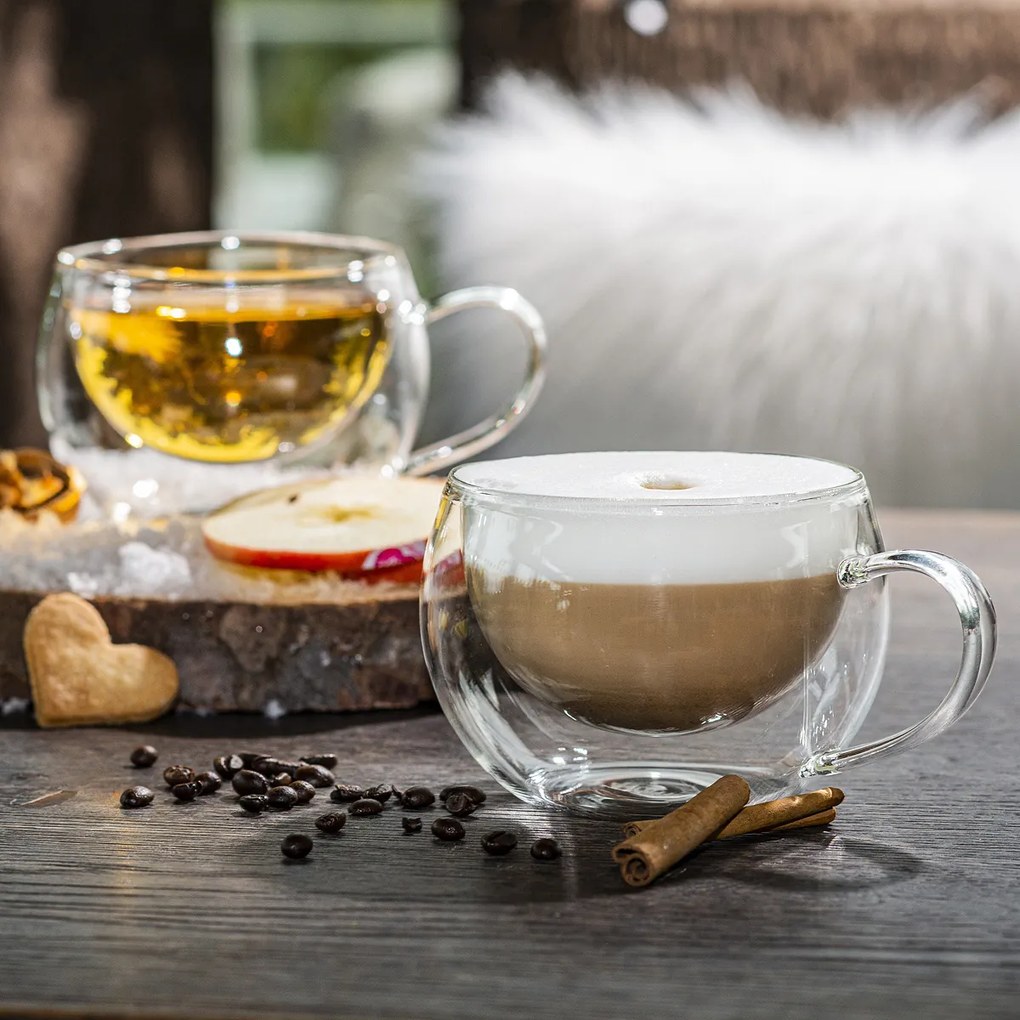 Pahare termo pentru cappuccino 4Home Hot&Cool Cool 270 ml, 2 buc.