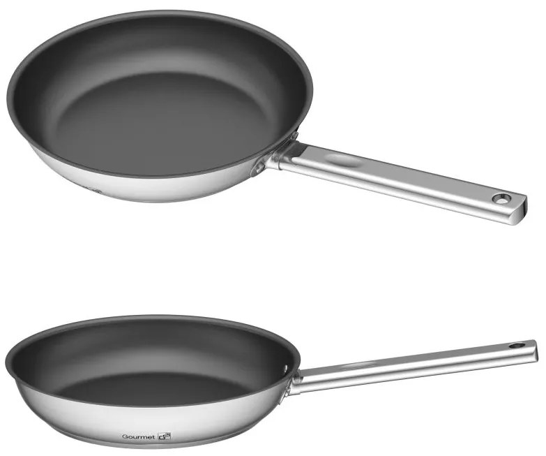 G21 tigaie Magic Gourmet cu capac, oțel inoxidabil - 28 cm