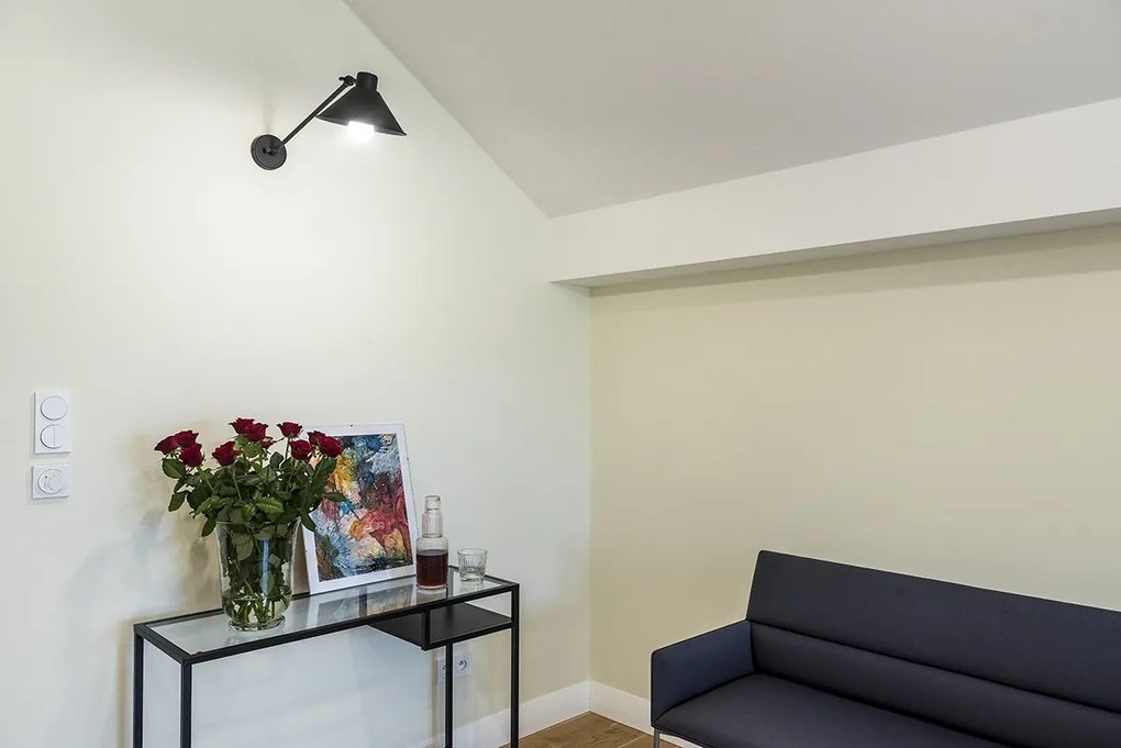 Lustra de tavan reglabila design retro ALTEA 2 alba