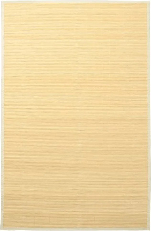 vidaXL Covor din bambus, natural, 100 x 160 cm