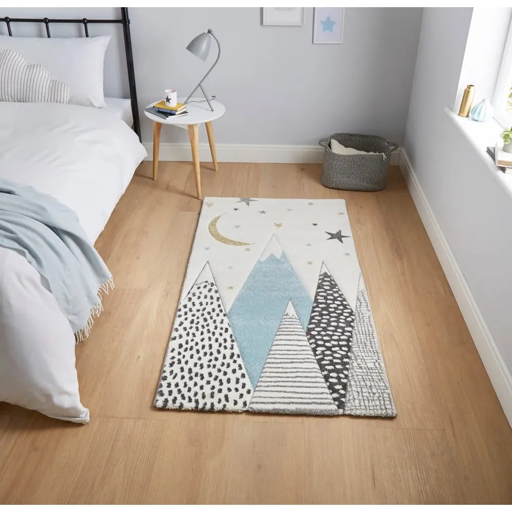 Covor Think Rugs Brooklyn Kids, 80 x 150 cm, gri