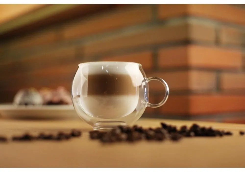 Ceașcă cu perete dublu Vialli Design Amo, 220 ml