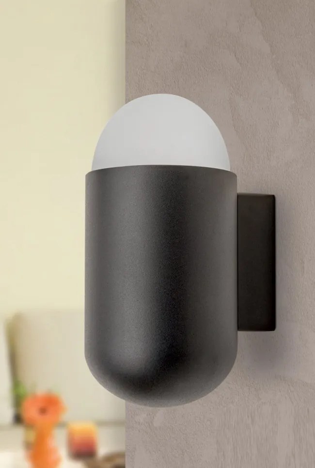 Aplica LED de perete exterior moderna IP44 Nana antracit
