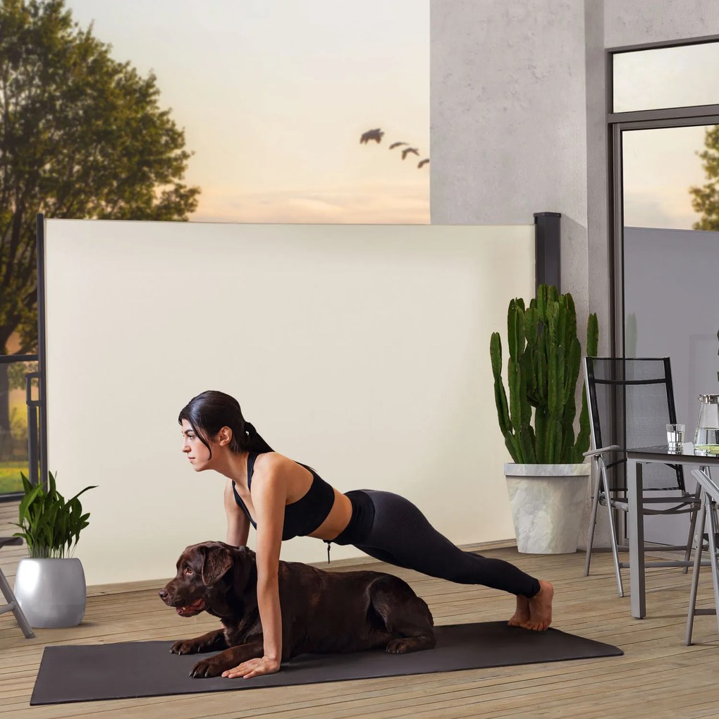 Juskys Copertina laterala Dubai 300 x 160 cm - bej