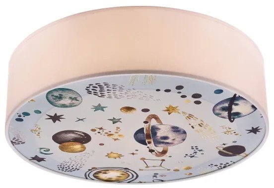 Plafonieră pentru copii KIDDY 2xE27/40W/230V alb/albastru