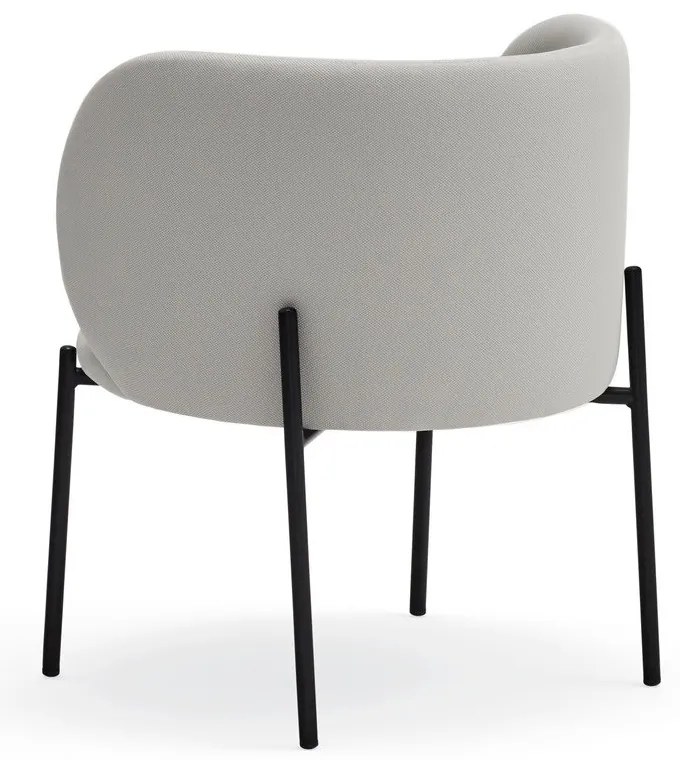 Fotoliu Teulat Mogi, gri deschis