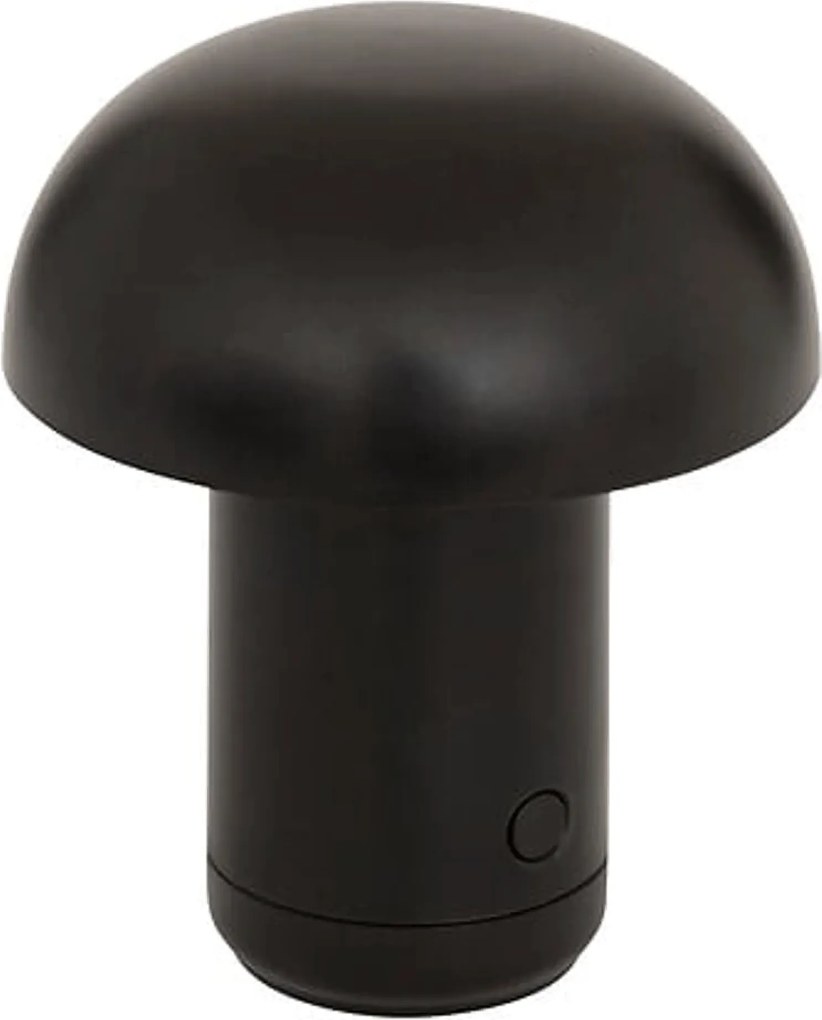 Lampă de masă LED FUNGHI 11,2 cm, neagra
