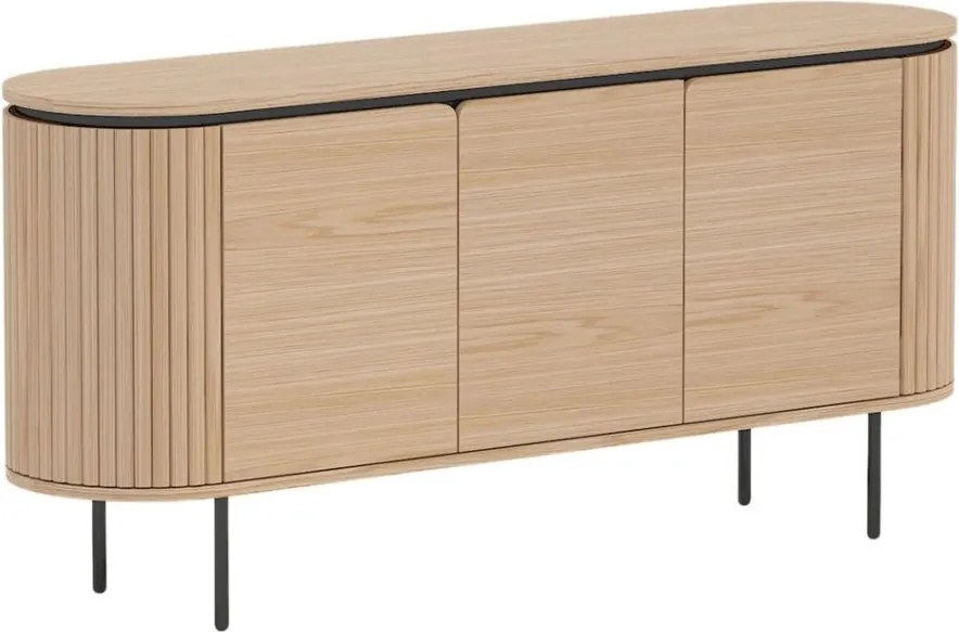 Comoda cu furnir de stejar ATELIER 160cm