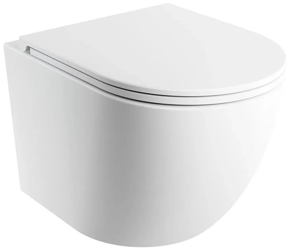 OMNIRES OTTAWASPXMWBM - WC suspendat OTTAWA cu capac SoftClose, ceramică, alb