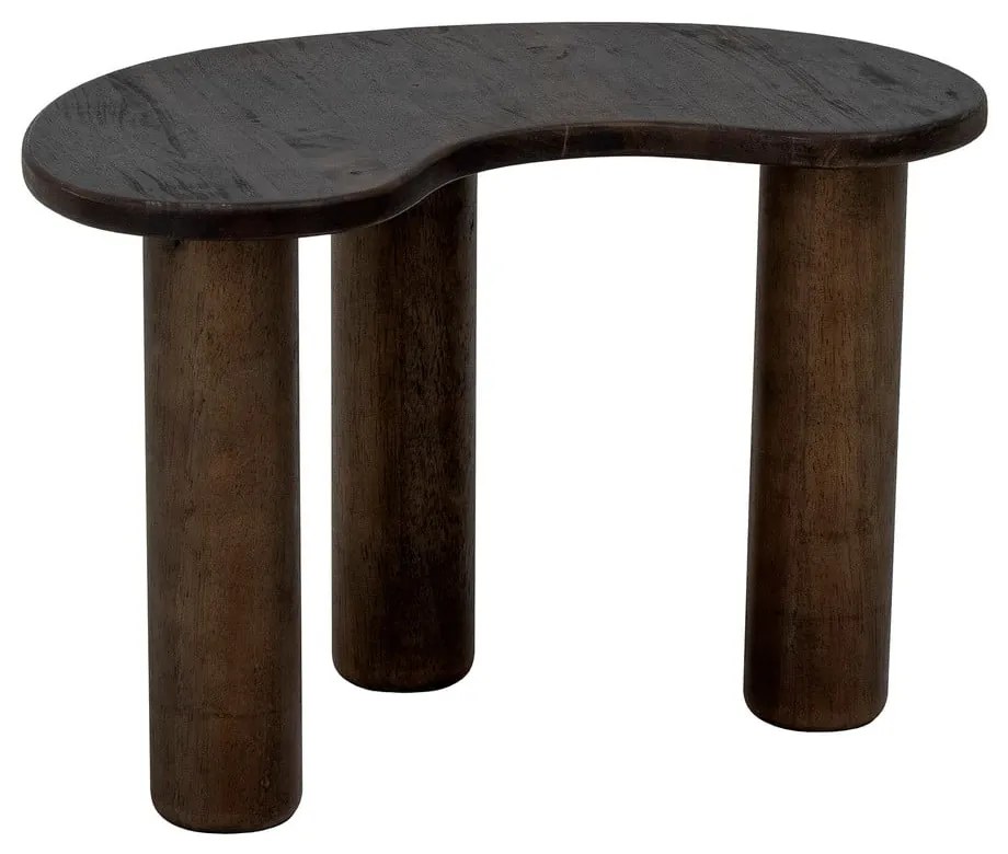Măsuță de cafea maro închis din lemn de arbore de cauciuc 36x53 cm Luppa – Bloomingville