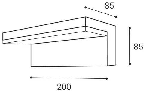 Aplică LED de exterior HUGO LED/9W/230V IP54 3000K/4000K LED2