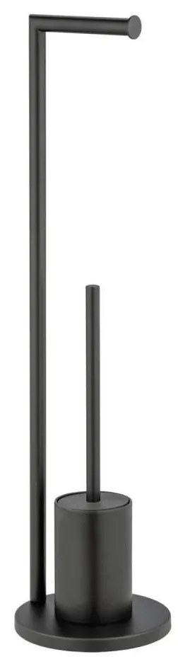 WENKO 25675100 - Set pentru WC FERLA, 18 x 69,5 cm, negru