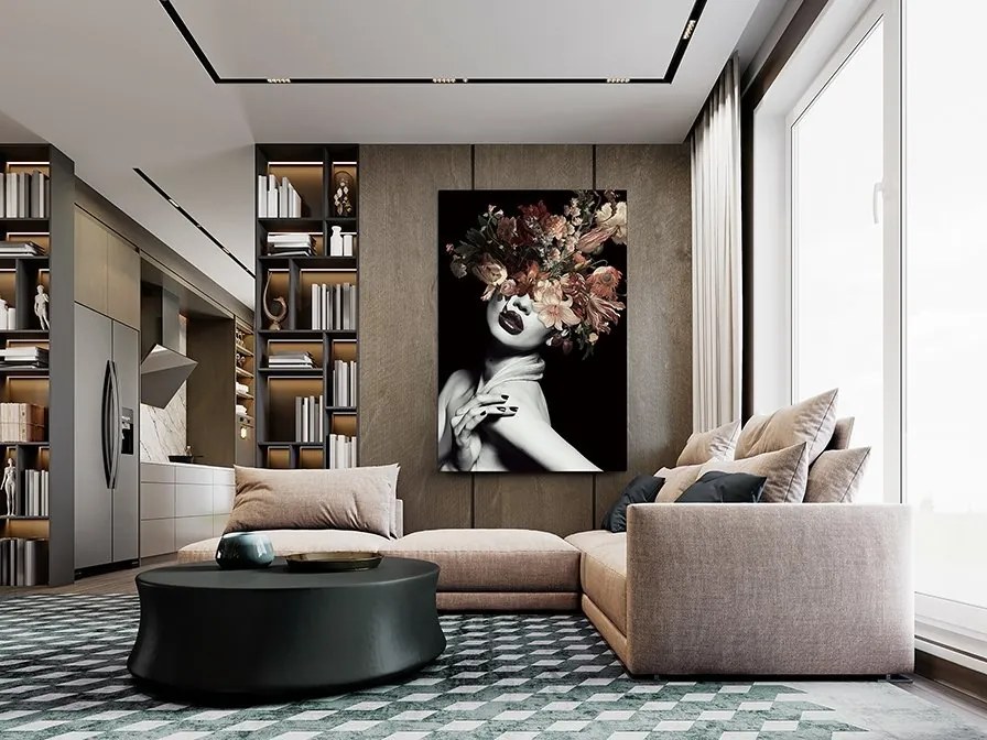 Tablou de perete decorativ Silene, 100x150cm