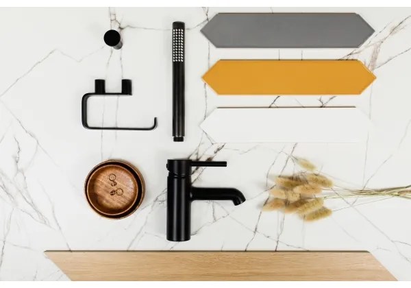 Suport de hârtie igienică KFA Armatura 864-022-81 oțel inoxidabil/negru mat