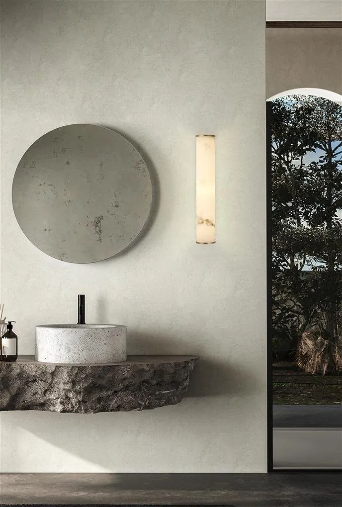 Aplica LED de perete baie metal aurie Wales