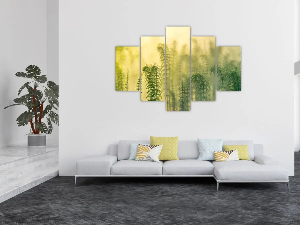 Tablou - Detaliu de primăvară natura cețoasă (150x105 cm)