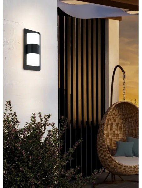 Aplică de exterior CISTIERNA 2xE27/10W/230V IP44 antracit Eglo 98086