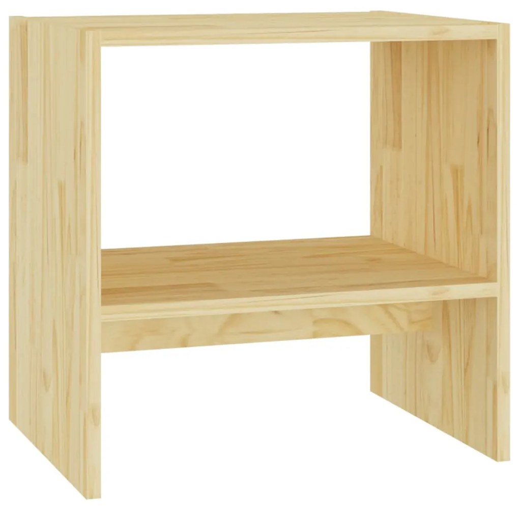 808053 vidaXL Noptieră, 40x30,5x40 cm, lemn masiv de pin