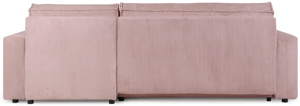 Coltar extensibil cu taburet SMART SET, roz deschis