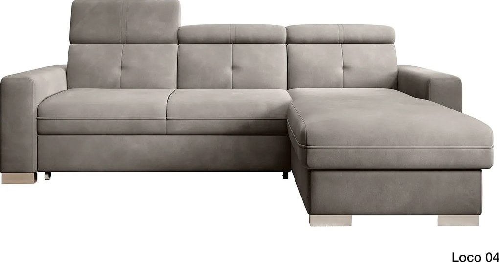 Colțar lemn masiv Extensibil Fiona 247x176cm Ladă Depozitare Personalizabil - Velvetmat 04, Dreapta