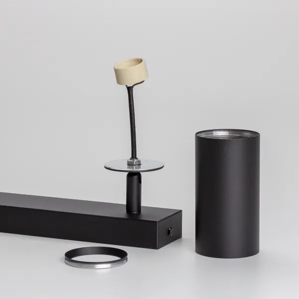 Brilagi - Spot LED RGBW reglabil SELE 2xGU10/6W/230V, negru