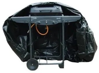 Husa protectie gratar gradina, dreptunghiular, impermeabila, neagra, 173/240x61x125 cm