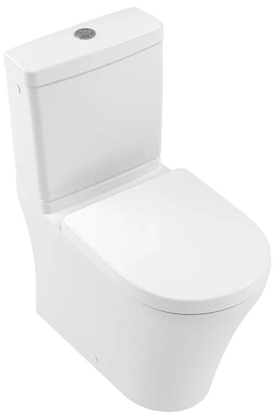 Set vas wc pe pardoseala Villeroy&Boch O.Novo rimless alb