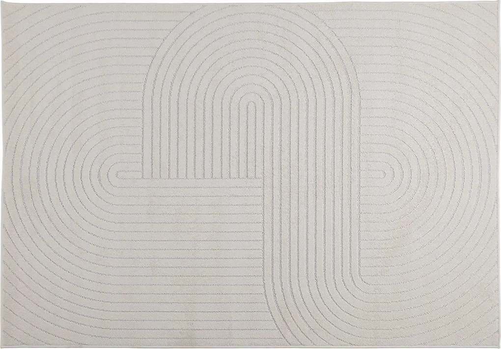 vidaXL Covoare de zonă PALMERAS Crem 170 x 120 cm Poliester