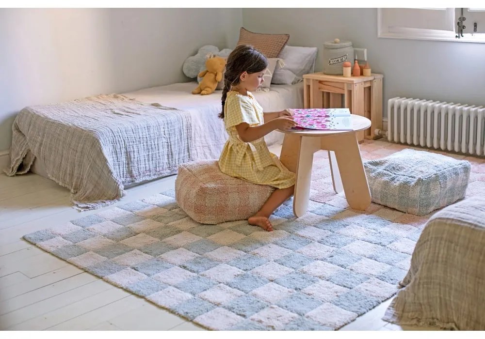 Taburet roz deschis Vichy Rose – Lorena Canals