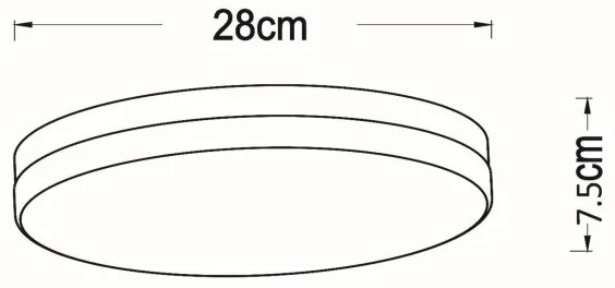 Plafonieră LED pentru baie Lucide 79111/30/30 BISKIT LED/18W/230V IP44 negru