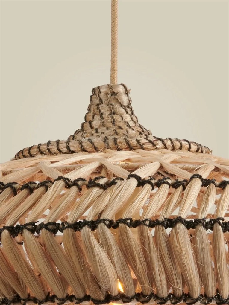 Lustra boho style Rinjani 50x24cm natural, S