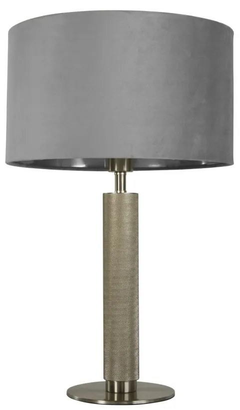 Veioza/Lampa de masa design decorativ London argintiu/gri
